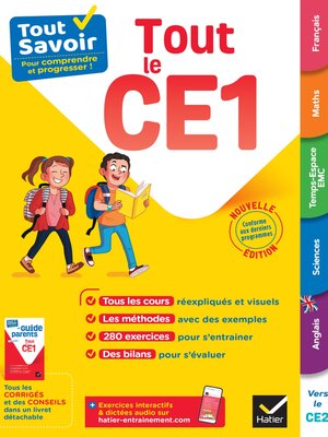 cover image of Tout Savoir CE1--Tout-en-un